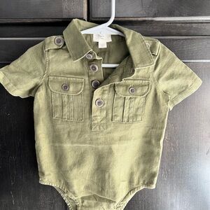Banana Republic Olive Green Kids Bodysuit